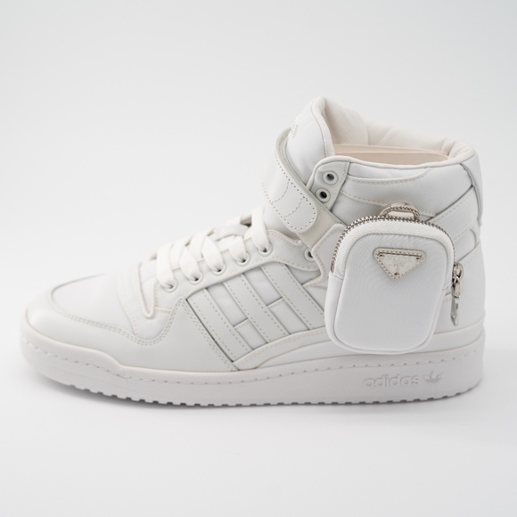 Size US11 - adidas x Prada Forum High White Re-Nylon 2TG193 Sneakers - Picture 5 of 16